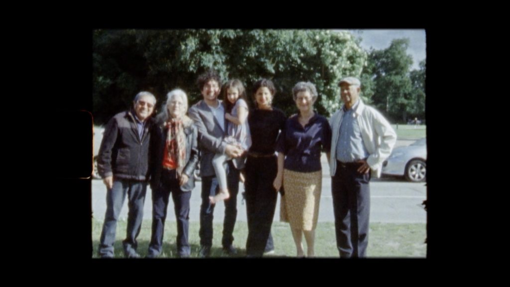 Con el Tango eine Urquiza Dokumentarfilm Scene der Duarte und Núñez Familie in Kopenhagen Aufnahme mit Super8